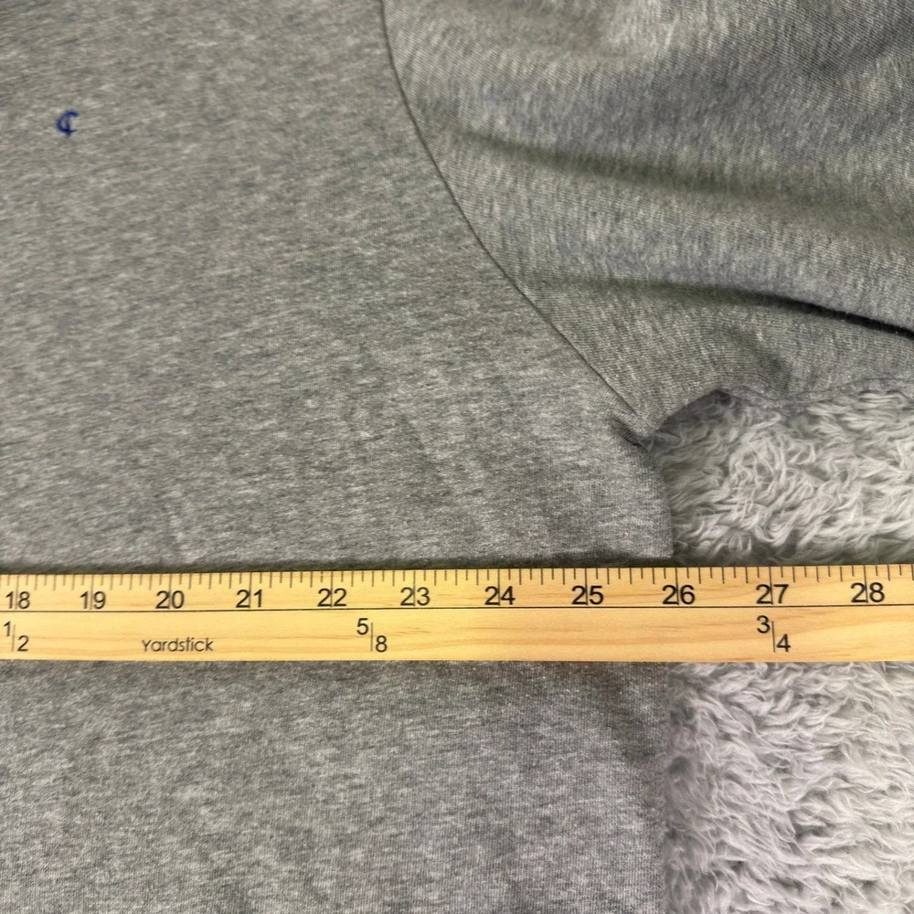 Criquet Mens XXL Quarter Zip Sweatshirt Heather Gray Pullover Mock Neck Logo - Picture 8 of 9